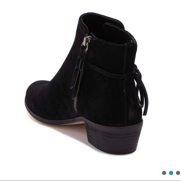 Splendid Holmes Suede Bow Ankle Bootie - Picture 2 of 8